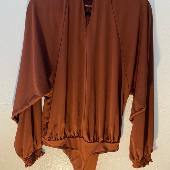 Dark Orange Bodysuit - Picture 2 of 2